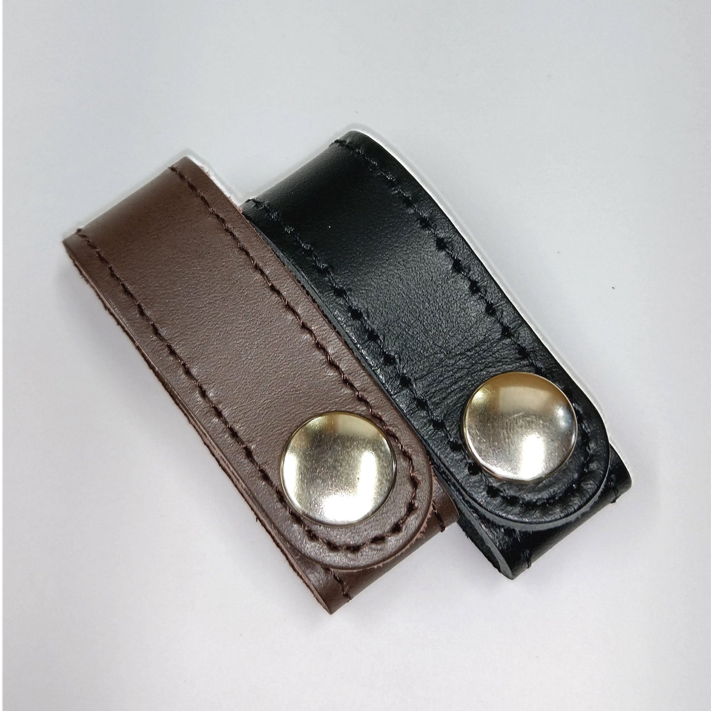 豊岡製/日本製/国産/牛革製/革/レザー/便利グッズ/ハンドルストラップ/2本のハンドルをひとつに/束ねる/ブラック/ブラウン/303350/全2色